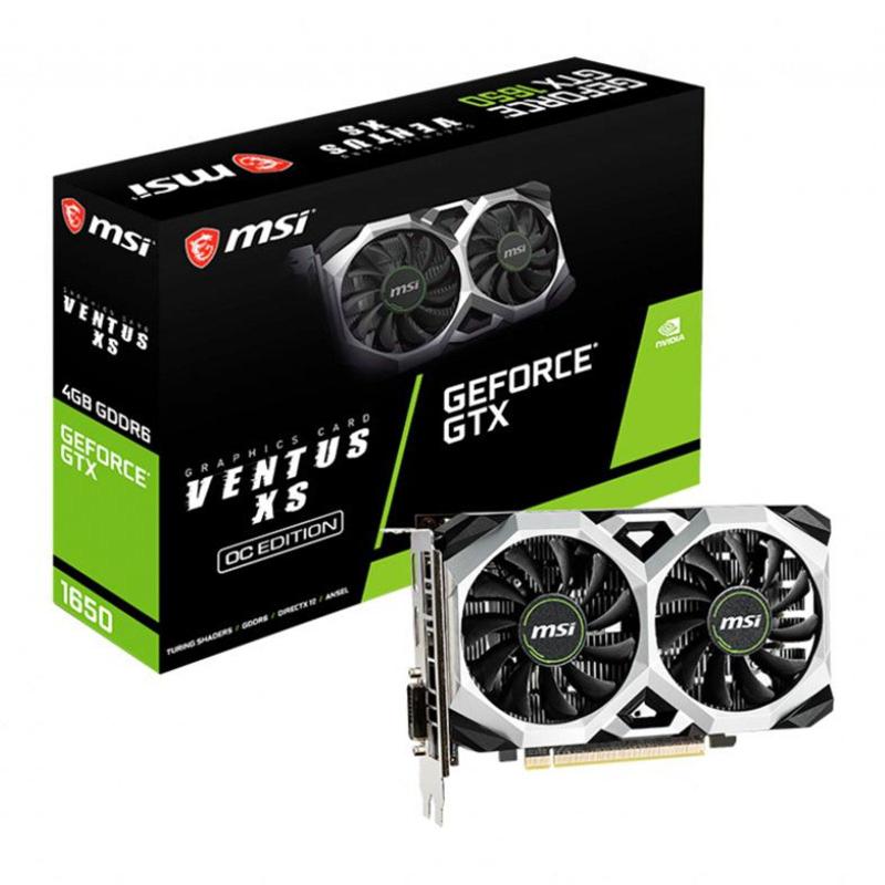 Imagem do produto Placa de Vídeo MSI Nvidia GTX1650 4GB GDDR6128B VENTUS XS em Magazine Luiza
